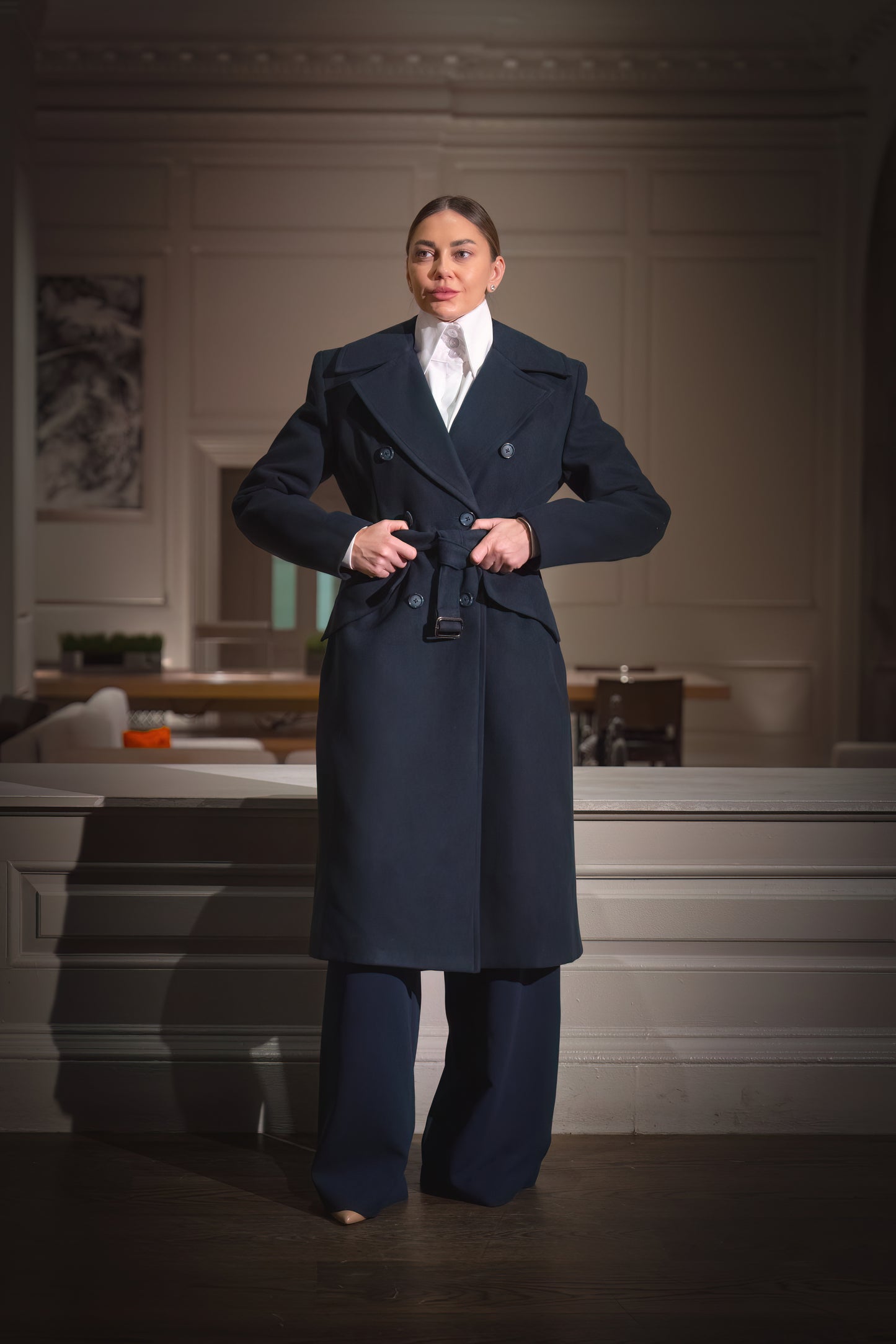 Double-Breasted Coat