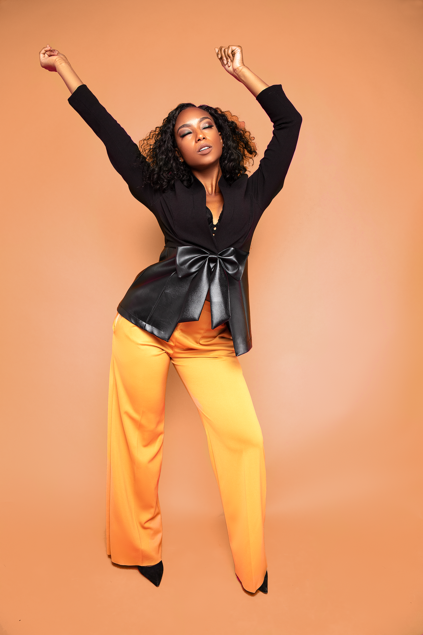 Antique Gold Wide Leg Pant