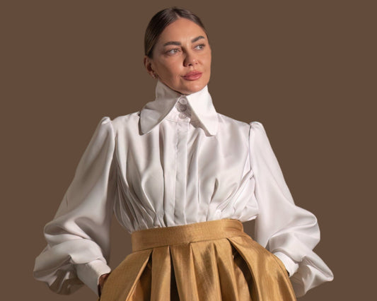 Pleated Blouse