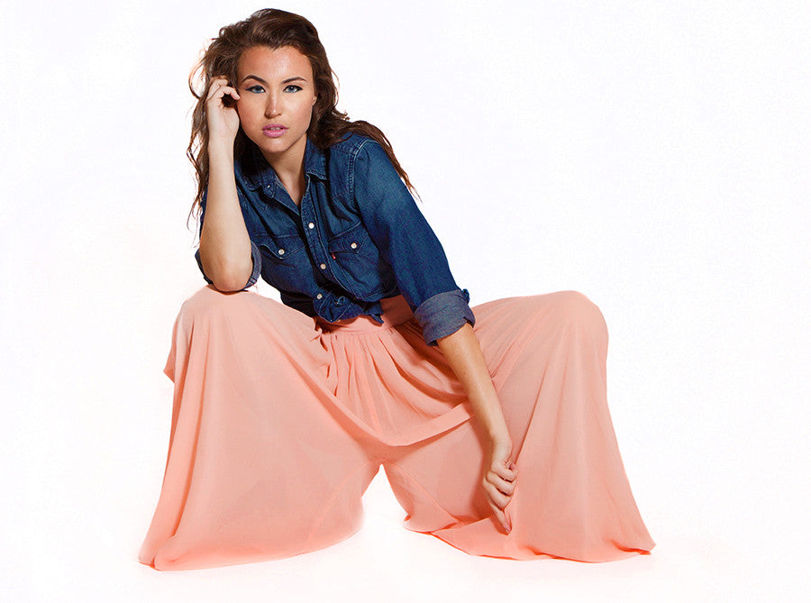 Chiffon Palazzo Pants